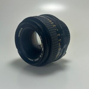 Minolta MD 50mm f2 Camera Lens